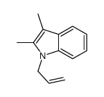 2,3-dimethyl-1-prop-2-enylindole Structure