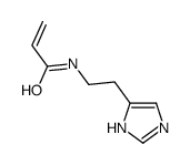 N-[2-(5-咪唑基)乙基]丙烯酰胺结构式