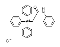 (2-anilino-2-oxoethyl)-triphenylphosphanium,chloride结构式