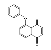 5-(phenylthio)naphthalene-1,4-dione结构式