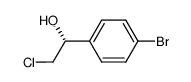 (R)-1-(4-bromophenyl)-2-chloroethanol结构式