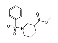 1-benzenesulfonyl-piperidine-3-carboxylic acid methyl ester Structure
