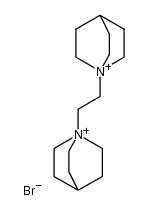 mono(1,1'-(ethane-1,2-diyl)bis(quinuclidin-1-ium)) monobromide Structure