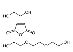 furan-2,5-dione,2-[2-(2-hydroxyethoxy)ethoxy]ethanol,propane-1,2-diol Structure
