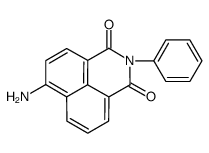 6-amino-2-phenylbenzo[de]isoquinoline-1,3-dione结构式