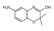 6-氨基-2,2-二甲基-2H-苯并[b][1,4]噁嗪-3(4h)-酮结构式