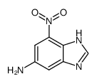 1H-Benzimidazol-5-amine,7-nitro-(9CI)结构式