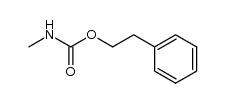 2-phenylethyl N-methylcarbamate Structure