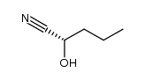 (S)-2-Hydroxypentanenitrile Structure