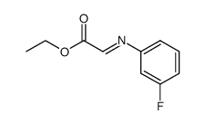 ethyl 2-((3-fluorophenyl)imino)acetate结构式