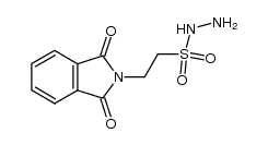 2-phthalimido-ethanesulfonic acid hydrazide结构式