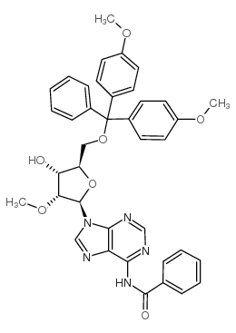 N-(9-((2r,3r,4r,5r)-5-((双(4-甲氧基苯基)(苯基)甲氧基)甲基)-4-羟基-3-甲氧基四氢呋喃-2-基)-9h-嘌呤-6-基)苯甲酰胺图片