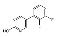 5-(2,3-difluorophenyl)-1H-pyrimidin-2-one结构式