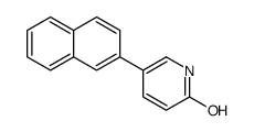 5-naphthalen-2-yl-1H-pyridin-2-one结构式