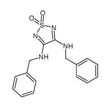 3-N,4-N-dibenzyl-1,1-dioxo-1,2,5-thiadiazole-3,4-diamine Structure