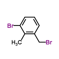 1-溴-3-(溴乙基)-2-甲苯结构式