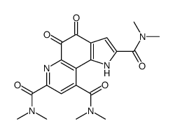 2-N,2-N,7-N,7-N,9-N,9-N-hexamethyl-4,5-dioxo-1H-pyrrolo[2,3-f]quinoline-2,7,9-tricarboxamide结构式