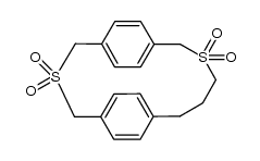 2,13-dithia[5.3]paracyclophane 2,2,13,13-tetraoxide结构式