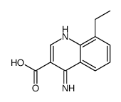 4-amino-8-ethylquinoline-3-carboxylic acid结构式