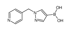 1-(Pyridin-4-ylmethyl)-1H-pyrazol-4-ylboronic acid Structure