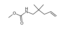 Carbamic acid,(2,2-dimethyl-4-pentenyl)-,methyl ester (9CI)结构式