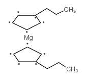 BIS(N-PROPYLCYCLOPENTADIENYL)MAGNESIUM Structure