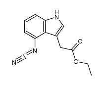 ethyl 4-azidoindole-3-acetate Structure