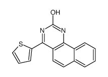 4-thiophen-2-yl-3H-benzo[h]quinazolin-2-one结构式