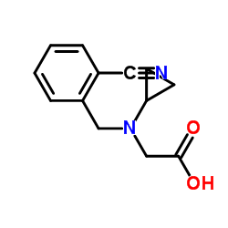 N-(2-Cyanobenzyl)-N-cyclopropylglycine结构式