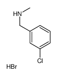 (3-Chlorophenyl)-N-methylmethanamine hydrobromide Structure