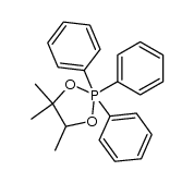 4,4,5-trimethyl-2,2,2-triphenyl-1,3,2λ5-dioxaphospholane结构式