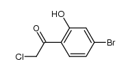 1-(4-bromo-2-hydroxyphenyl)-2-chloroethanone结构式