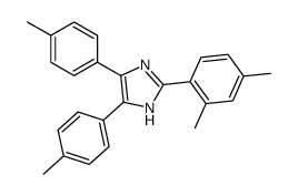 2-(2,4-dimethylphenyl)-4,5-bis(4-methylphenyl)-1H-imidazole Structure