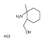 CIS-2-HYDROXYMETHYL-1-METHYL-1-CYCLOHEXYLAMINE HYDROCHLORIDE structure