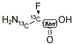 (2R)-3-AMINO-2-FLUOROPROPANOIC ACID-13C3结构式