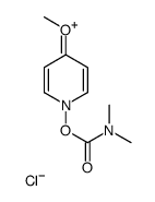 (4-methoxypyridin-1-ium-1-yl) N,N-dimethylcarbamate,chloride Structure