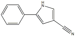 5-phenyl-1H-pyrrole-3-carbonitrile Structure