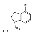 (S)-4-Bromo-2,3-dihydro-1H-inden-1-amine Structure