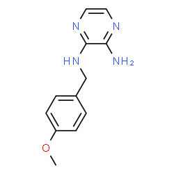 N2-(4-methoxybenzyl)pyrazine-2,3-diamine结构式