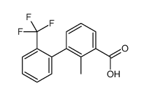 2-methyl-3-[2-(trifluoromethyl)phenyl]benzoic acid Structure