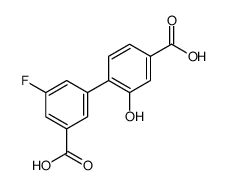 4-(3-carboxy-5-fluorophenyl)-3-hydroxybenzoic acid结构式