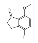 4-Fluoro-7-methoxy-1-indanone Structure