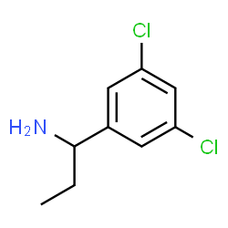 1-(3,5-DICHLOROPHENYL)PROPAN-1-AMINE Structure