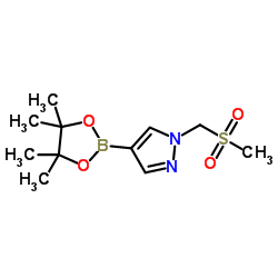 1-[(Methylsulfonyl)methyl]-4-(4,4,5,5-tetramethyl-1,3,2-dioxaborolan-2-yl)-1H-pyrazole picture