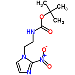 2-Methyl-2-propanyl [2-(2-nitro-1H-imidazol-1-yl)ethyl]carbamate Structure