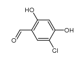 5-氯-2,4-二羟基苯甲醛结构式