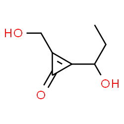 2-Cyclopropen-1-one, 2-(hydroxymethyl)-3-(1-hydroxypropyl)- (9CI) structure