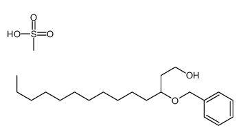 methanesulfonic acid,3-phenylmethoxytetradecan-1-ol结构式