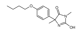 5-(4-butoxyphenyl)-3,5-dimethylimidazolidine-2,4-dione结构式