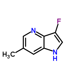 3-Fluoro-6-methyl-1H-pyrrolo[3,2-b]pyridine Structure